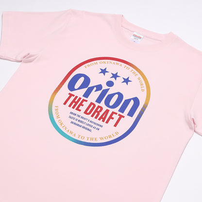 オリオン ザ・ドラフト缶 Tシャツ：ライトピンク