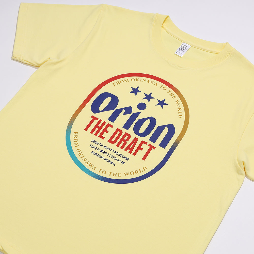 オリオン ザ・ドラフト缶 Tシャツ：ライトイエロー