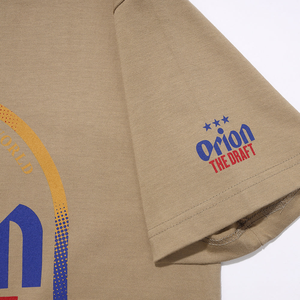 オリオン ザ・ドラフト缶 Tシャツ：サンドカーキ