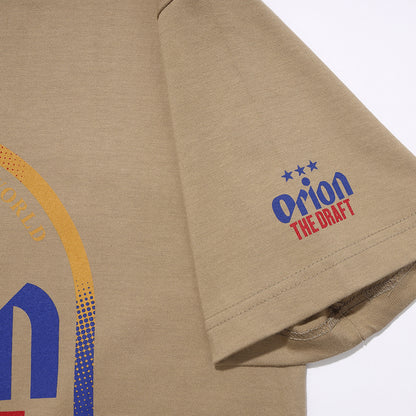 オリオン ザ・ドラフト缶 Tシャツ：サンドカーキ