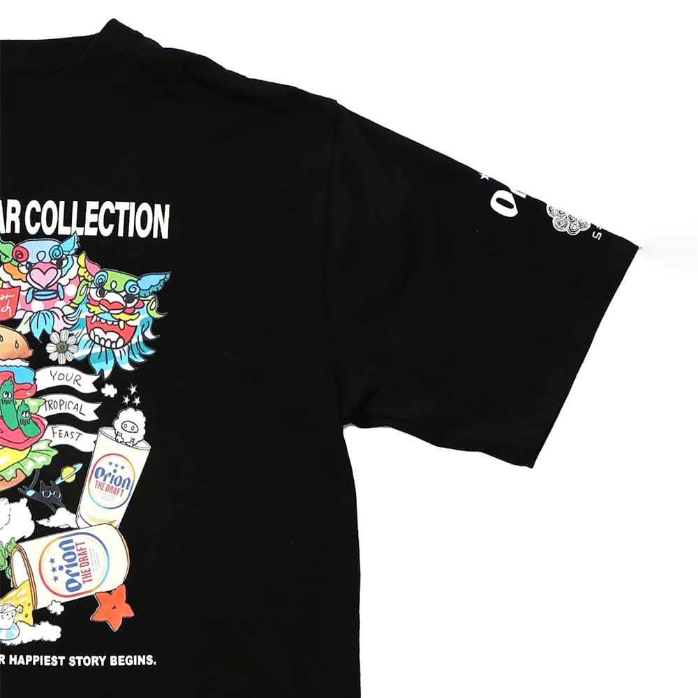 ORION×ScoLar Happy Paradise Tシャツ ブラック スカラーコラボ コラボ