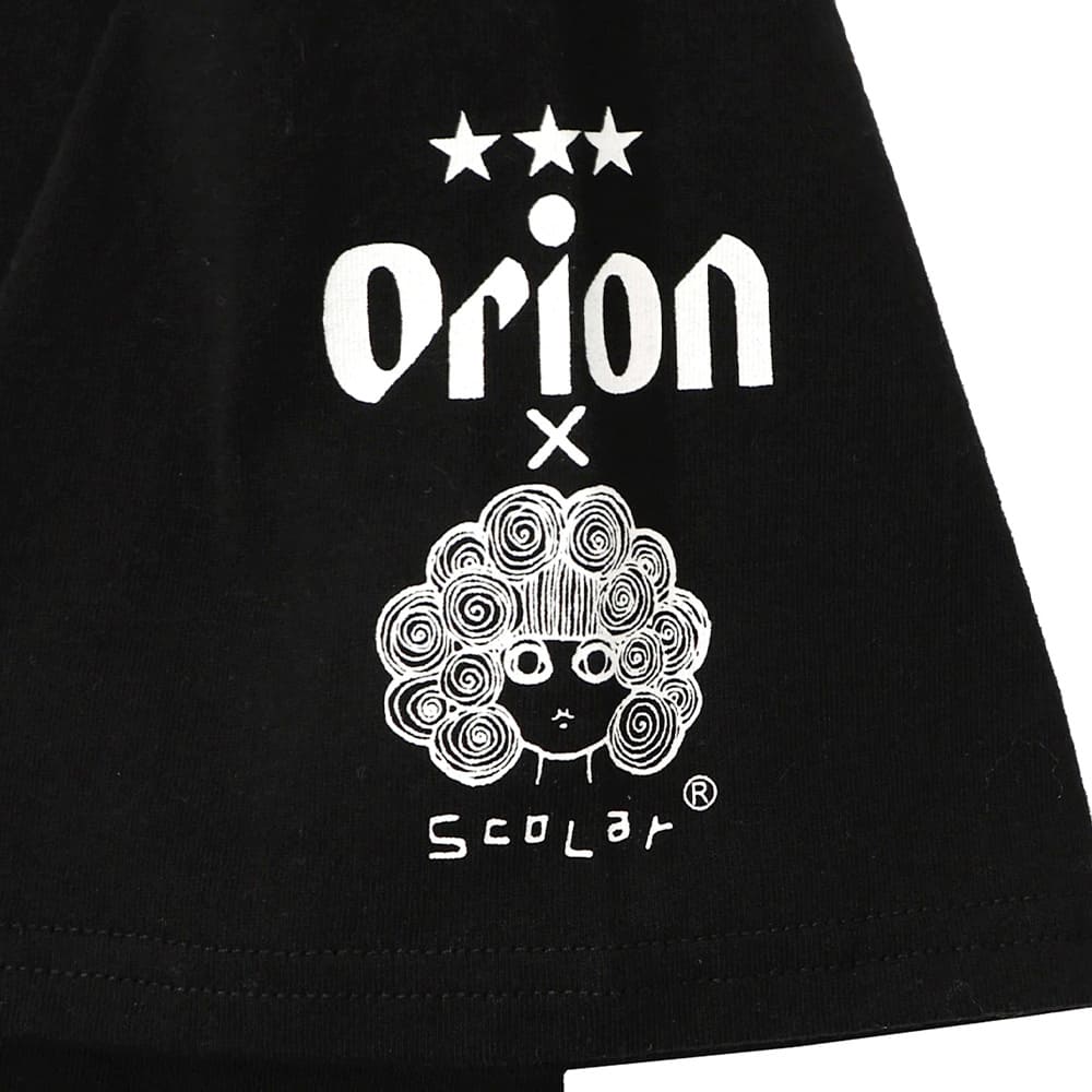 りらこり品 ORION×ScoLar Happy Paradise Tシャツ ブラック スカラーコラボ コラボ