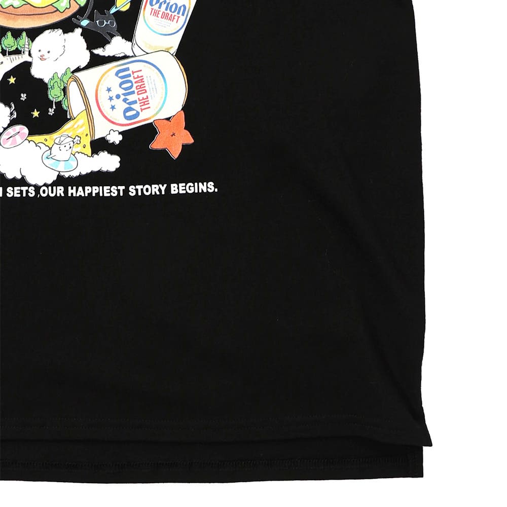 メラルーカ　【sunnyさまご依頼品】 ORION×ScoLar Happy Paradise Tシャツ ブラック スカラーコラボ コラボ