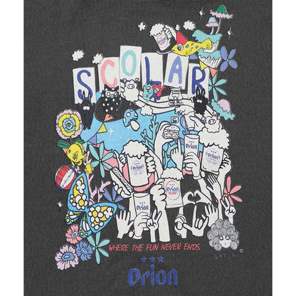 ORION×ScoLar ハンズアッププルオーバー （チャコール／Mサイズ）