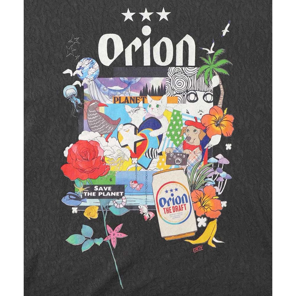 ORION×ScoLar save the planet Tシャツ （チャコール／Mサイズ）