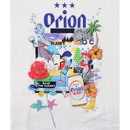 ORION×ScoLar save the planet Tシャツ （オフホワイト／Mサイズ）