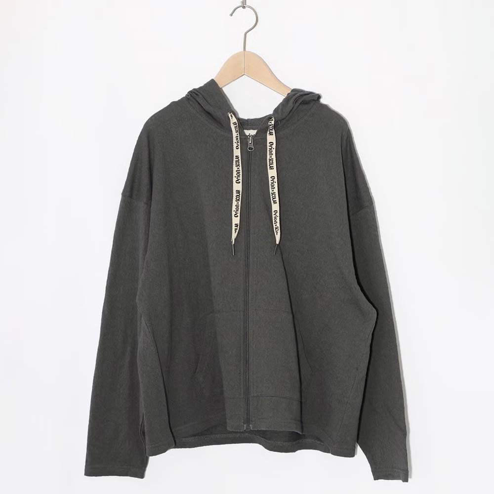 ORION×ScoLar save the planet ジップパーカー Mサイズ チャコール
