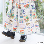 ORION×ScoLar トロピカルポップ缶総柄スカート （アイボリー）