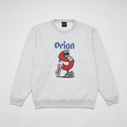 【ORION × STORMY】S chara crew スウェット　カラー：GRAY