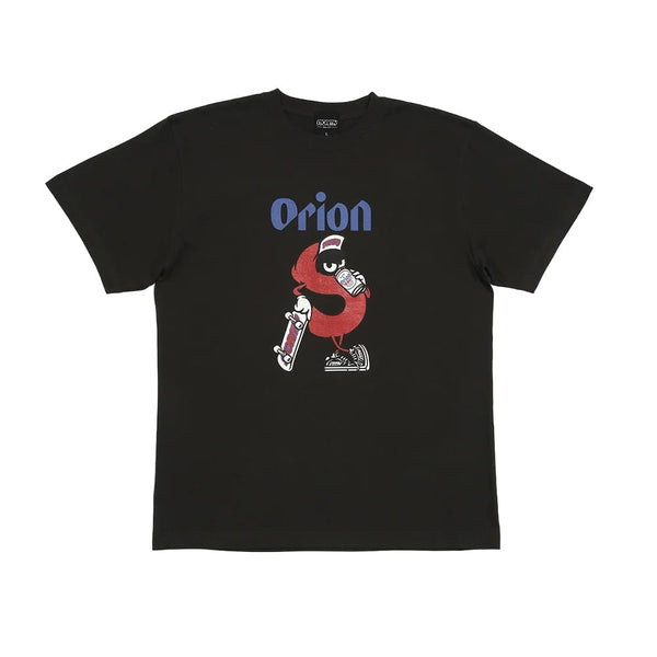 【ORION × STORMY】S chara Tシャツ　カラー：BLACK