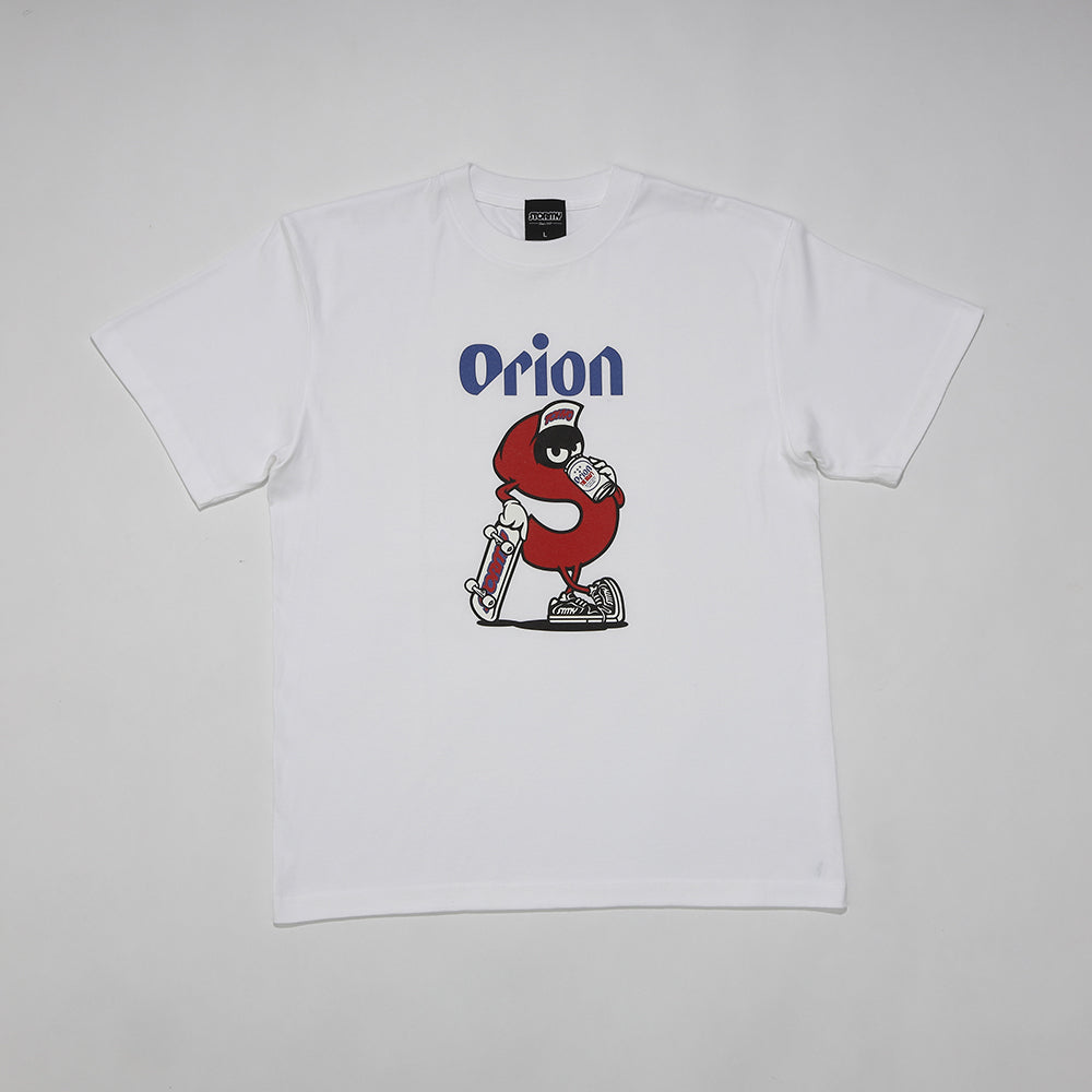 【ORION × STORMY】S chara Tシャツ　カラー：WHITE