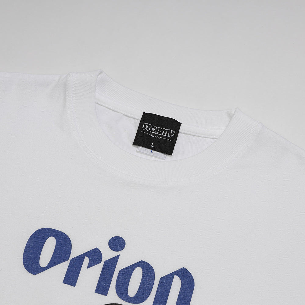 【ORION × STORMY】S chara Tシャツ　カラー：WHITE