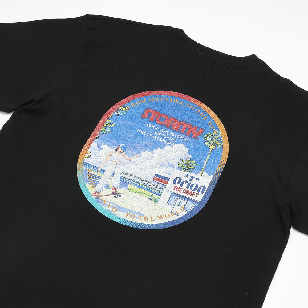 【ORION × STORMY】skatepark Tシャツ　カラー：BLACK