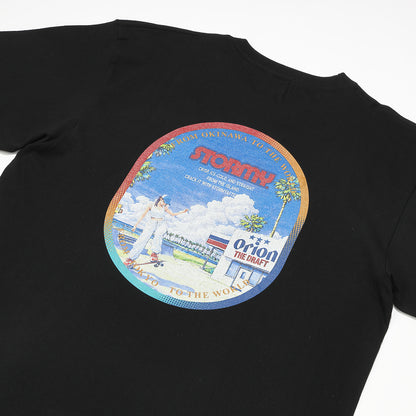 【ORION × STORMY】skatepark Tシャツ　カラー：BLACK