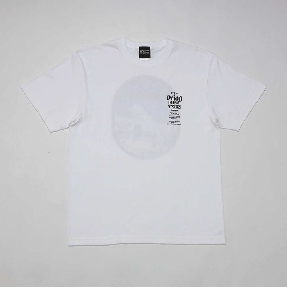 【ORION × STORMY】skatepark Tシャツ　カラー：WHITE