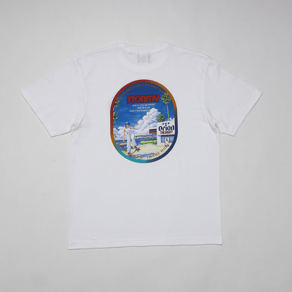 ORION × STORMY】skatepark Tシャツ WHITE ホワイト STORMYコラボ