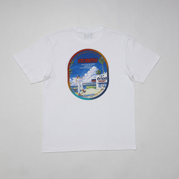 【ORION × STORMY】skatepark Tシャツ　カラー：WHITE