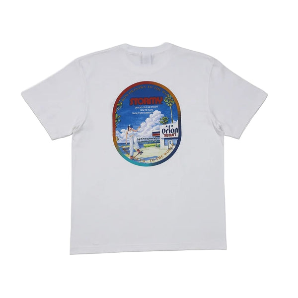 【ORION × STORMY】skatepark Tシャツ　カラー：WHITE