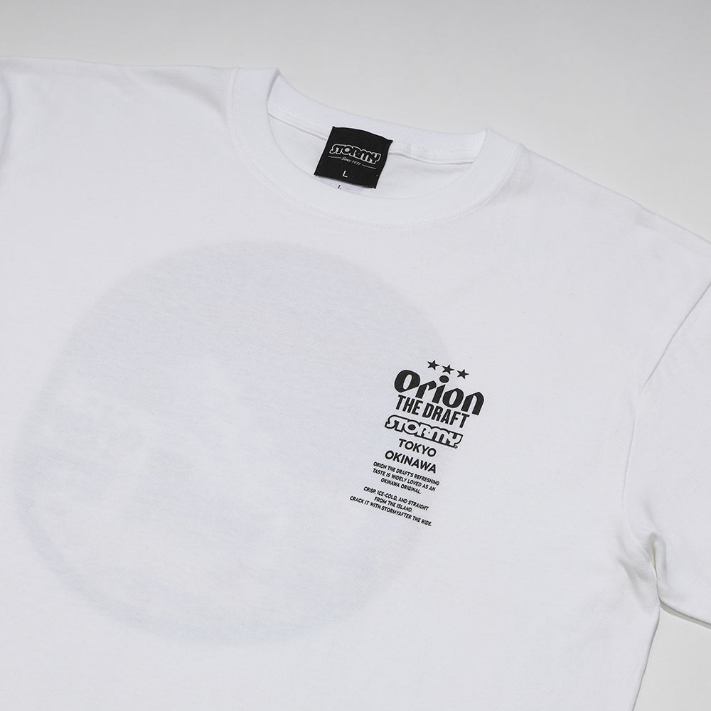 【ORION × STORMY】skatepark Tシャツ　カラー：WHITE