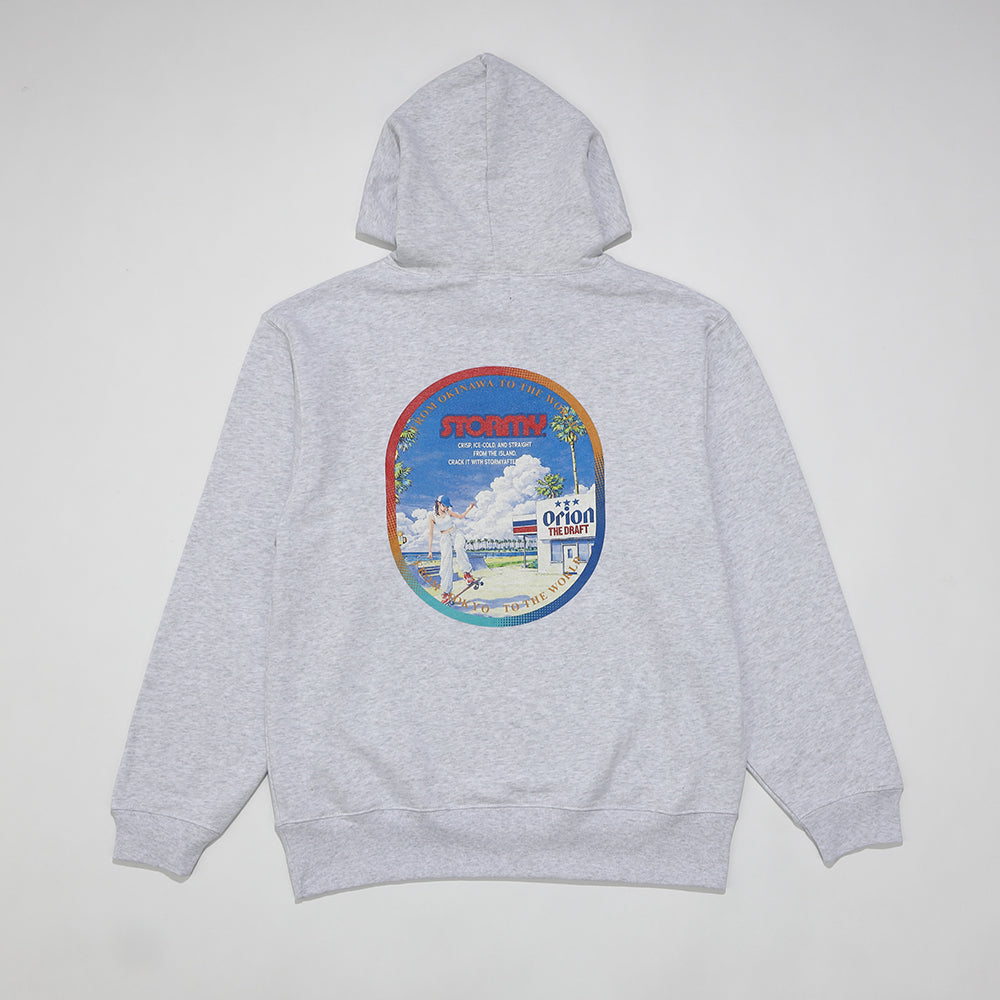 【ORION × STORMY】skatepark フーディ　カラー：GRAY