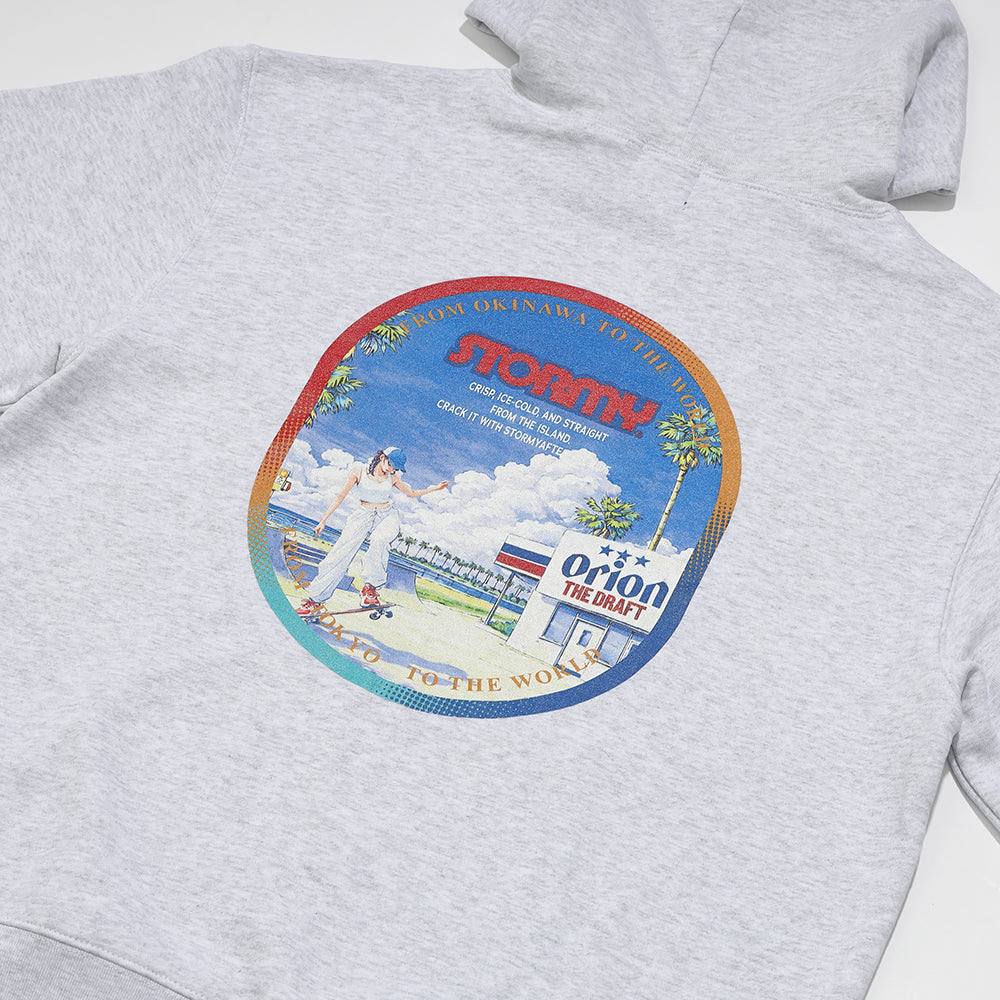 【ORION × STORMY】skatepark フーディ　カラー：GRAY