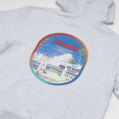 【ORION × STORMY】skatepark フーディ　カラー：GRAY