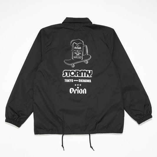 【ORION × STORMY】コーチジャケット　カラー：BLACK