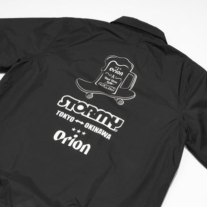 【ORION × STORMY】コーチジャケット　カラー：BLACK