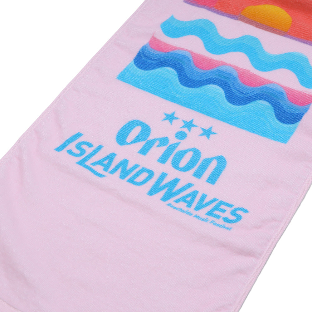 ORION ISLAND WAVES　オリジナルフェイスタオル（ピンク）
