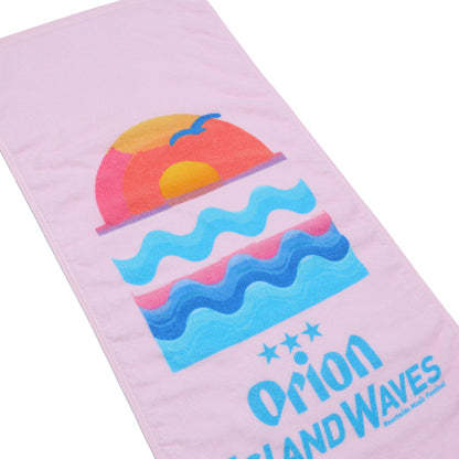 ORION ISLAND WAVES　オリジナルフェイスタオル（ピンク）