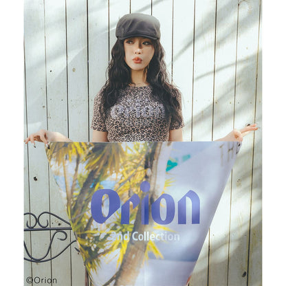 【Orion × SPIRALGIRL スパイラルガール】 ラインストーンちびTシャツ （レオパード）