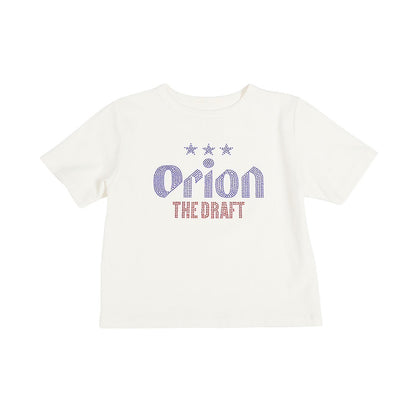 【Orion × SPIRALGIRL スパイラルガール】 ラインストーンちびTシャツ （ホワイト）