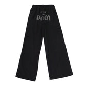 【Orion × SPIRALGIRL スパイラルガール】 ラインストーンロゴパイルパンツ （ブラック）