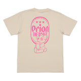 ORION×BOKU WA KUMA  コラボ Orion THE DRAFT KUMA Tシャツ （アイボリー×キャンディーピンク）