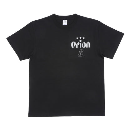 ORION×BOKU WA KUMA コラボ Orion THE DRAFT KUMA Tシャツ （ブラック×シルバー）