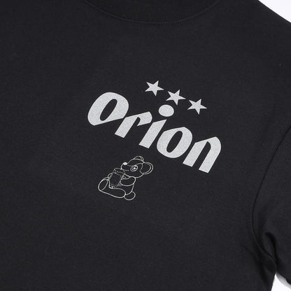 ORION×BOKU WA KUMA コラボ Orion THE DRAFT KUMA Tシャツ （ブラック×シルバー）