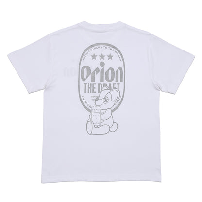 ORION×BOKU WA KUMA  コラボ Orion THE DRAFT KUMA Tシャツ (ホワイト×シルバー）