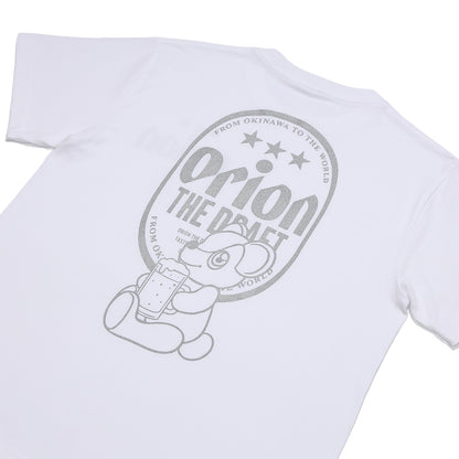ORION×BOKU WA KUMA  コラボ Orion THE DRAFT KUMA Tシャツ (ホワイト×シルバー）