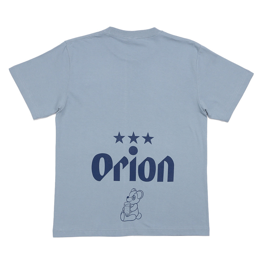 ORION×BOKU WA KUMA コラボ Orion Monogram KUMA Tシャツ（アシッドブルー×ネイビー）