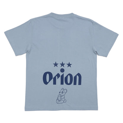 ORION×BOKU WA KUMA コラボ Orion Monogram KUMA Tシャツ（アシッドブルー×ネイビー）