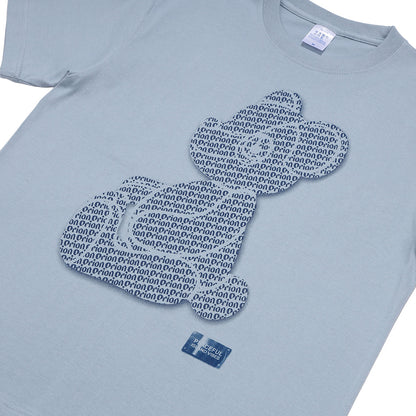 ORION×BOKU WA KUMA コラボ Orion Monogram KUMA Tシャツ（アシッドブルー×ネイビー）