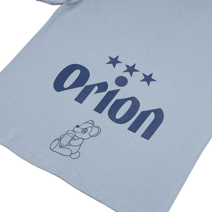 ORION×BOKU WA KUMA コラボ Orion Monogram KUMA Tシャツ（アシッドブルー×ネイビー）