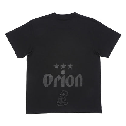 ORION×BOKU WA KUMA コラボ Orion Monogram KUMA Tシャツ（ブラック×ブラック）