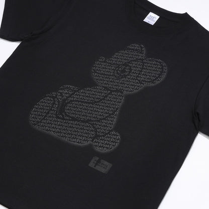 ORION×BOKU WA KUMA コラボ Orion Monogram KUMA Tシャツ（ブラック×ブラック）