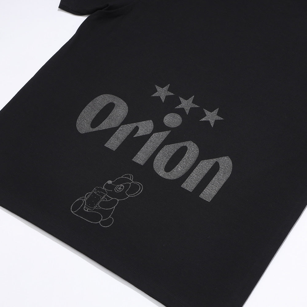 ORION×BOKU WA KUMA コラボ Orion Monogram KUMA Tシャツ（ブラック×ブラック）