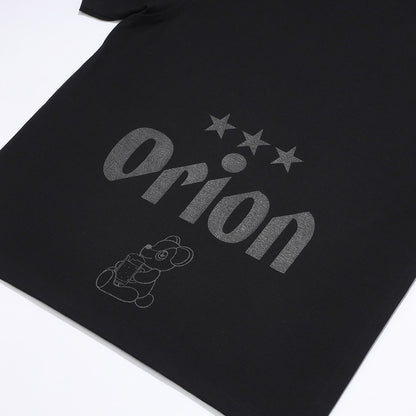 ORION×BOKU WA KUMA コラボ Orion Monogram KUMA Tシャツ（ブラック×ブラック）