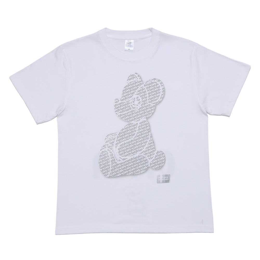 ORION×BOKU WA KUMA コラボ Orion Monogram KUMA Tシャツ （ホワイト×シルバー）