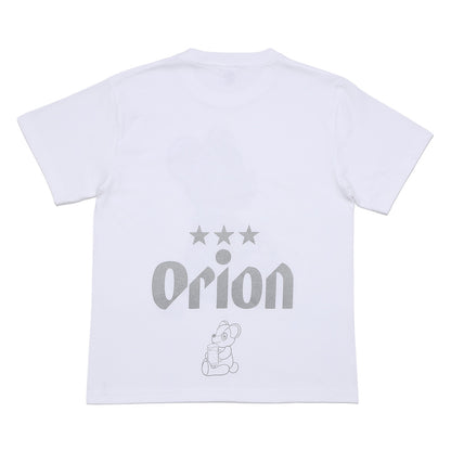 ORION×BOKU WA KUMA コラボ Orion Monogram KUMA Tシャツ （ホワイト×シルバー）