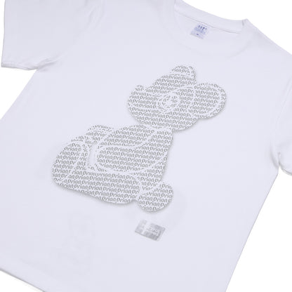 ORION×BOKU WA KUMA コラボ Orion Monogram KUMA Tシャツ （ホワイト×シルバー）