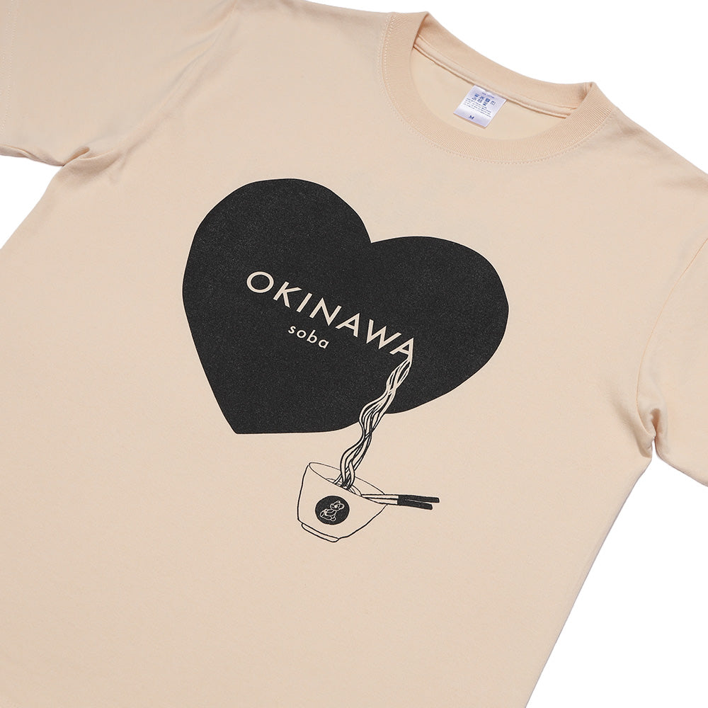 ORION×BOKU WA KUMA コラボ Orion OKINAWA Soba Tシャツ（ナチュラル×ブラック）